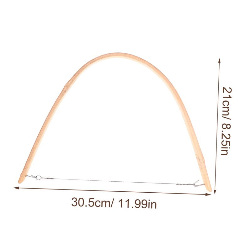 jojofuny Woodworking Coping Saw Bow Saw Hand Steel Bamboo Comfortable
