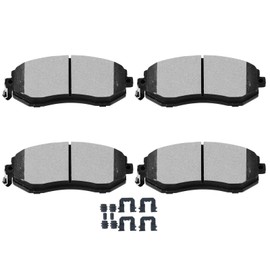 SCITOO SCITOO Disc Brake Pads Kits D1539-7880 Semi Metallic Front Brake Pads Set Fit For Scion For FR-S 2013-2016,For Subaru For BRZ 2013-2018,For Subaru For Impreza 2011-2016