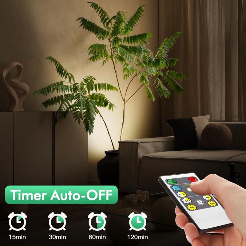 3Pack Battery Operated Indoor Plants SpotLight ,Tree Light Picture light