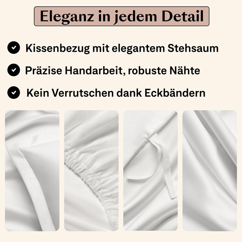 Amqua Mako Satin Egyptian Cotton Cushion Cover 50 x 70