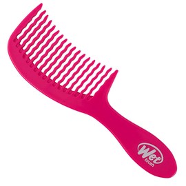 WET BRUSH, Detangling Comb, Pink, Cepillo Desenredante, Desenreda Todo Tipo de Cabello, Diseño Ergonómico, Tecnología WaveTooth, Cepilla Fácil y