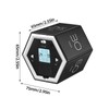Pomodoro Timer, Hexagonal LED Display Flip Timing Multifunctional Studying Timer,