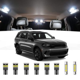 AWALITED 15pcs Durango Interior LED Lights Kit Super Bright LED Map Dome Light Bulbs for 2011 2012 2013 2014 2015 2016 2017 2018 2019 2020 Dodge Durango All Models