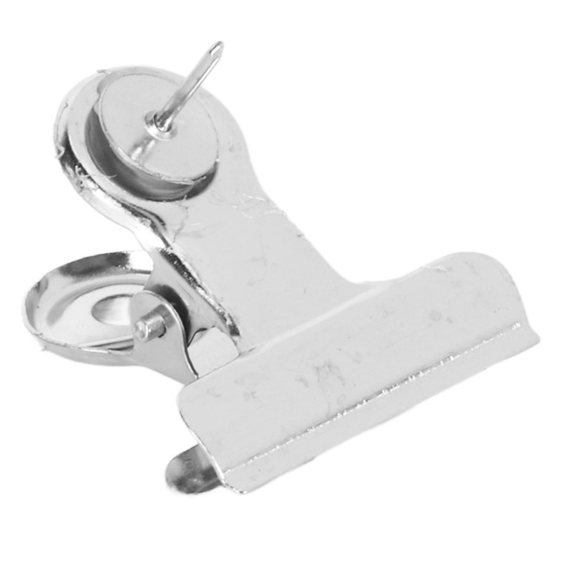 30pcs Metal Push Pin Clips Creativity Stainless Steel Silver Thumb
