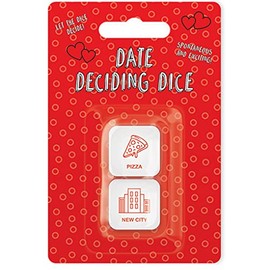 TECH ISLAND Date Deciding Dice, Decision Dice, Valentine’s Day Dice, Fun Activity for Couples, Perfect for Valentine Date Night, Anniversary or Wedding Day