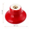 SINJEUN 32 Pack Red Ceramic Cabinet Knobs, 1.25x0.9 Inch Round