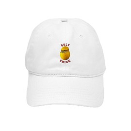 CafePress Golf Chick 2 Cap Unique Adjustable Baseball Hat White