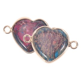 Operitacx 2 Stück Anhänger Herz Halskette Gold Charm Armband Halskette Kette Schmuck Charms Sterling Silber Herz Ohrringe Halsketten Des Deckels Charm Halskette Medaillon Halskette Charm