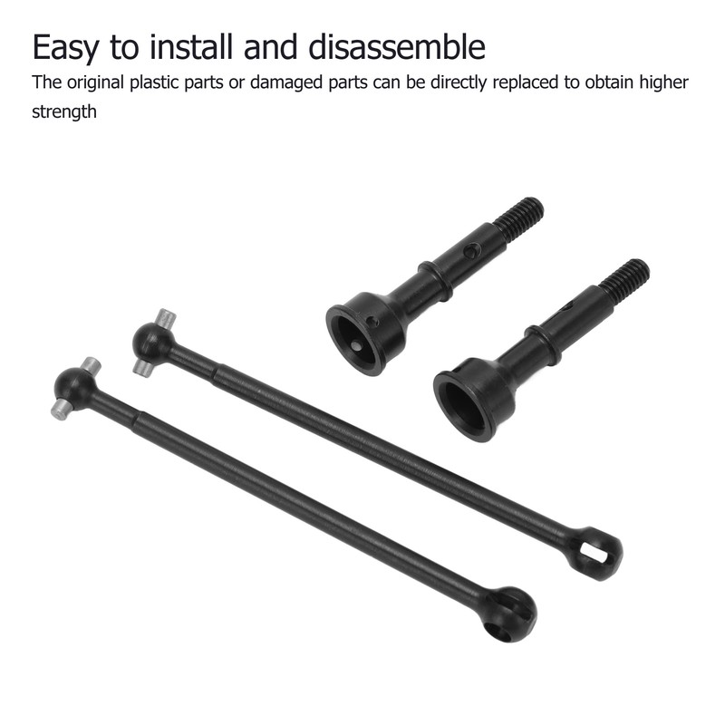 Metal Steel RC Car Rear Drive Shaft Axles Set for