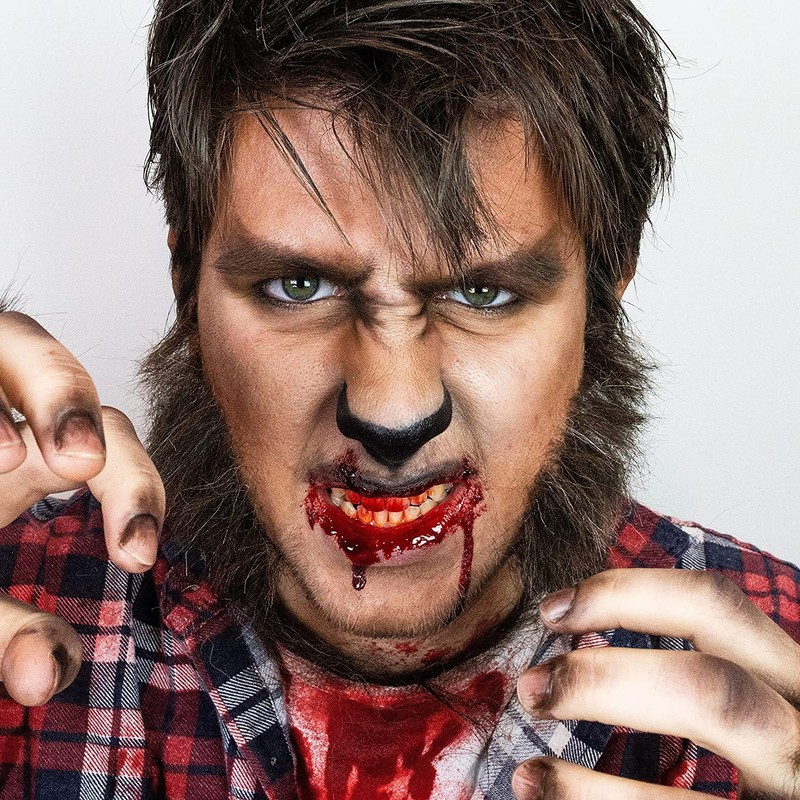 Mehron Stage Blood - Bright Arterial with Brush (30 ml)