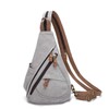 Canvas Sling Bag - Small Crossbody Backpack Shoulder Casual Daypack