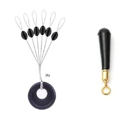 TFS Angling Fishing Quick change swivel Float Adapters x 5,Float Line grip stops x 30, duo pack