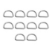 10pcs 316 Stainless Steel D Ring Semi Circular Welded D