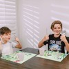 Vinyl Butterfly Floral Green Placemats - Set of 4, Heat