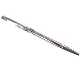 Graphique Glitz and Glam Floating Glitter Pen - 5.5" Refillable Black Ink Ballpoint Pen with Floating Glitter & Matching Gift Box, Makes a Beautiful and Unique Gift (SDP006)