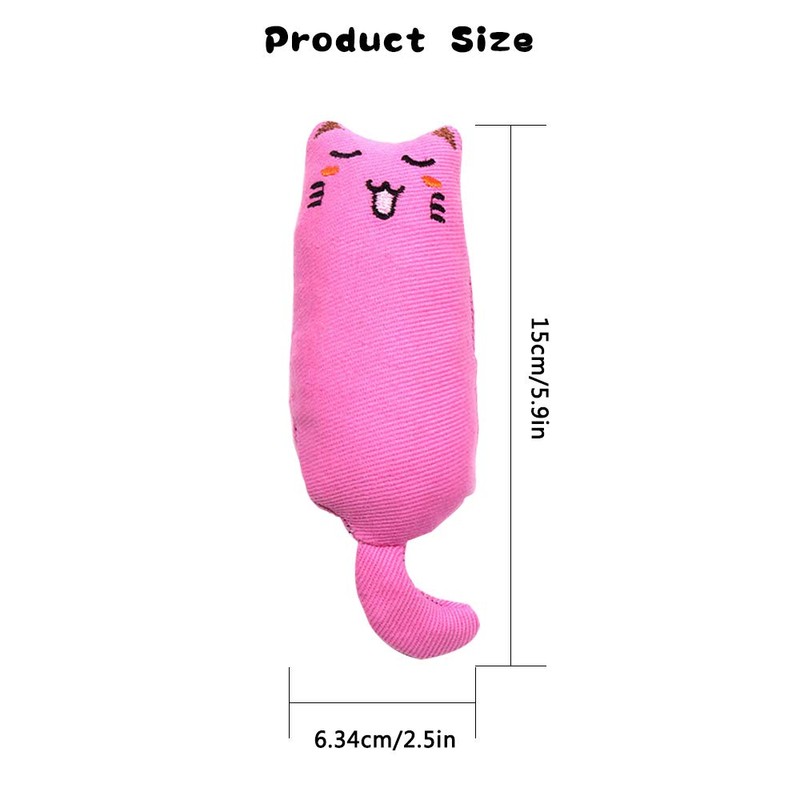 YuCool 5 Pcs Catnip Toys for Indoor Interactive Cat Chew