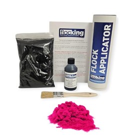 Small Flocking Kit - Flock Powder - Nylon Flock - (Hot Pink)