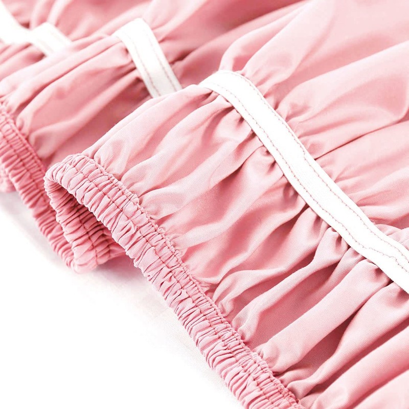 PiccoCasa Elasticated Bed Skirt Ruffled Bed Base Wrap Around Bed