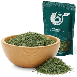 NY Spice Shop Dill Weed Cut Sifted – 1 Pound Culinary Herb Ingredient – Traditional Pickling Seasoning for Brines and Fermented Recipes – Clean Green Herbal Aroma Crisp Dill Flavor