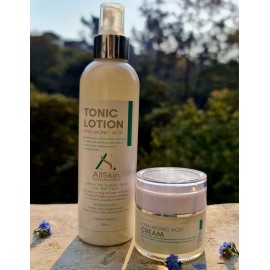 Allskin Kit Crema Y Tónico Facial Con Ácido Hialurónico