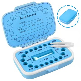 Teeth Case Teeth Teeth Canning Case - Store Missing Teeth for Boys and Girls (Blue)