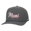 Muni Hack "Muni" - Funny Golf Hat - Charcoal -