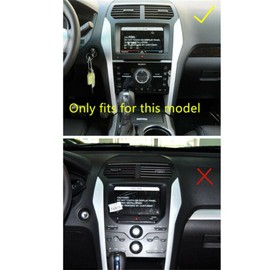 L2R for Ford Explorer 2011 2012 2013 2014 2015 Car Interior Accessories Dashboard Console Navigation Cover Frame Trim ABS Matte 1pc
