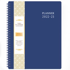 Planner 2022-2023 - Weekly Monthly Planner 2022-2023, Jul 2022 - Jun 2023, 8" x 10", Flexible Cover, to-Do List, Twin-Wire Binding