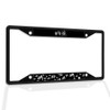 Fastasticdeals Metal Insert License Plate Frame Hahaha Joker Weatherproof Car