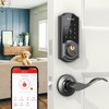 Keyless Entry Door Lock with Handle Set,Smart Locks for Front