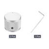 sourcing map 2PCS Guitar Knobs Metal, Volume Tone Control Dome