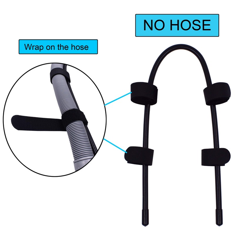 YYST Flexible Laundry Tub Washing Machine Discharge Hose Clip Hose