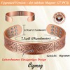 Cigmag Lymphatic Drainage Magnetic for Men Pure Copper Adjustable with