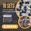 Yongtao 10-Set Door Handle Lock Rod Hood Latch Push Clip