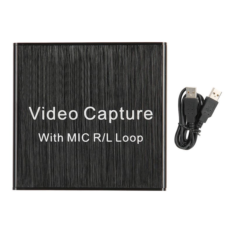 Video Capture Card USB2.0 HDMI Loop‑Out Support 4K Electronic Equipment