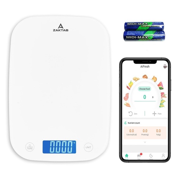 ZAKTAB ZAKTAB Stainless Steel Digital Kitchen Food Scale for Perfect
