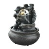 WeiLaiKeQi Indoor Waterfall Fountain Tabletop Fountain with Scene Light Water
