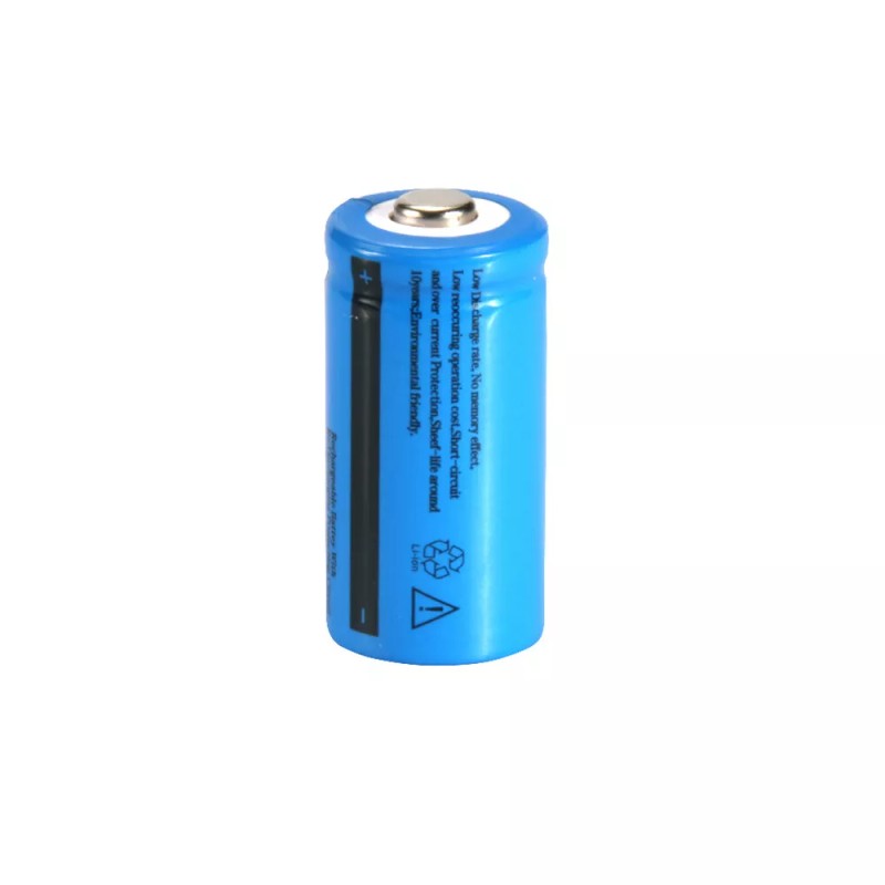 Ultrafire 2pcs Ultrafire 16340 Battery 3.7V 1800mAh Rechargeable Li-Ion CR123A