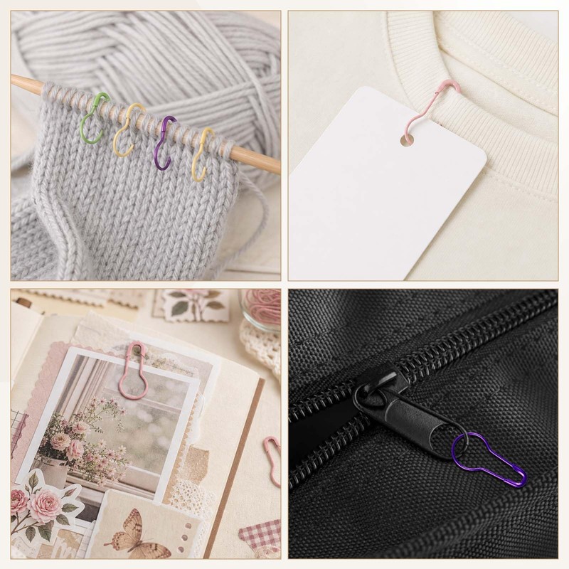 Gourd Safety Pins, 600pcs, 15 Colors, Individually Wrapped, 22mm/0.87 inch