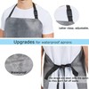 Nanxson Men's Waterproof Apron Thick Rubber Apron Adjustable Work Apron