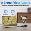 Digital Microscope, 4.3" LCD USB Coin Microscope, 1000X 1080P Error