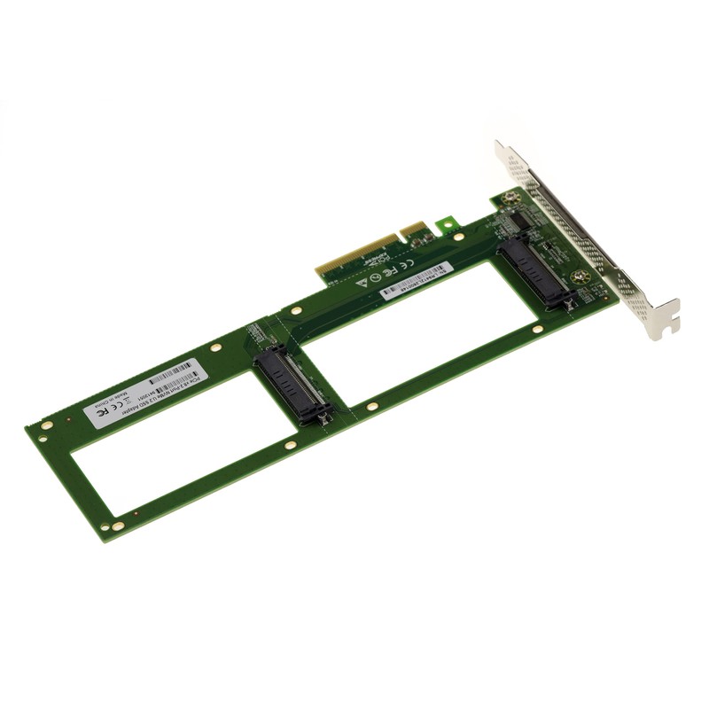 KALEA-INFORMATIQUE PCIe x8 PCIe 3.0 Controller Card for 2 SSDs