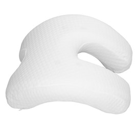 Arched Pillow Sleeping Cuddle Neck Cervical Pillow Soft Breathable Pressure Pillow for Noon Break Night