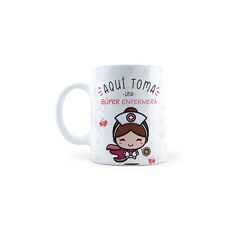 LISE GRAPHIX | Taza Súper Enfermera Personalizada | Taza de