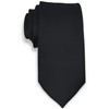 Ysintl Solid Color Necktie, Large Sword Width 3.1 inches (8