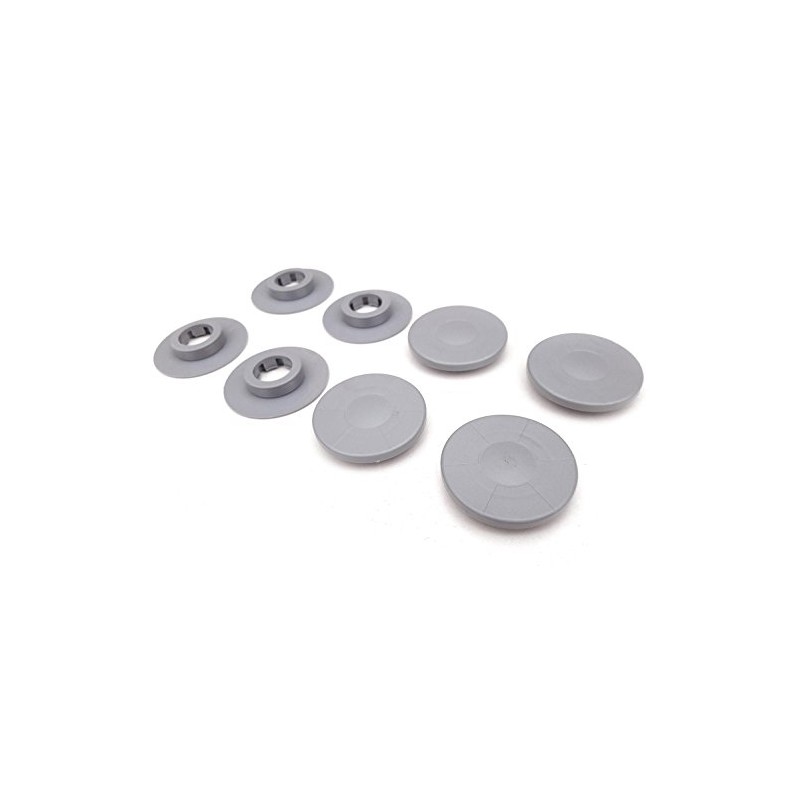 Floor Mat Attachment for Mercedes Car Models (4 Pieces, Grey)