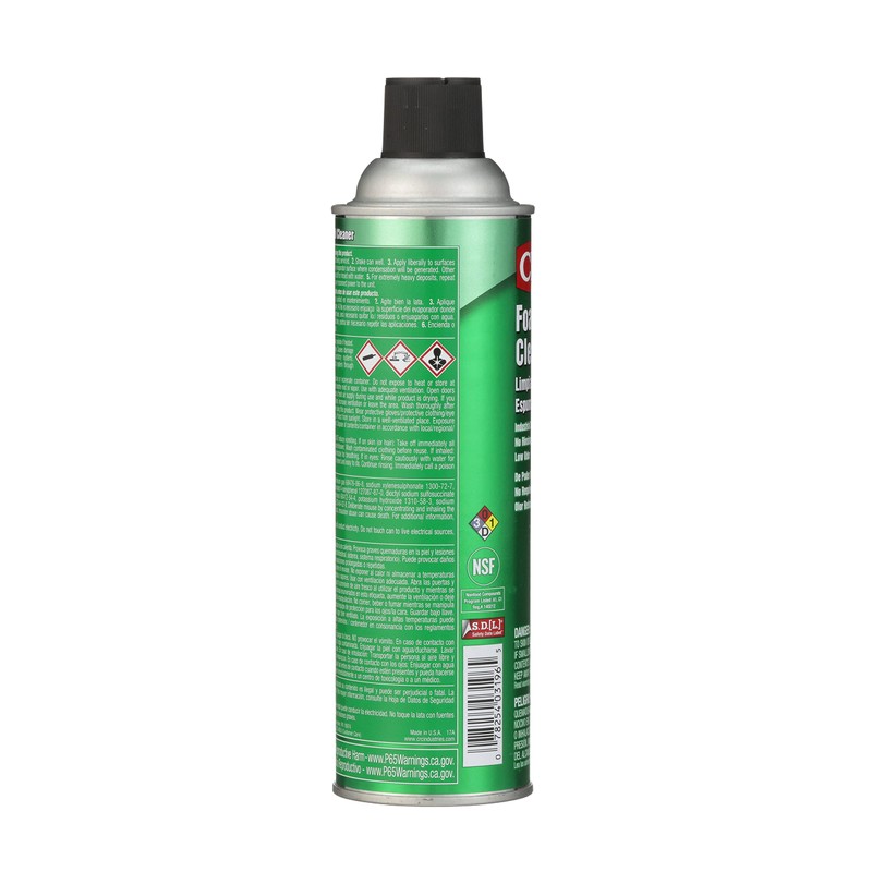 CRC Foaming Coil Cleaner, 18 Wt Oz, Water-Based, Heavy-Duty Cleaner