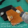 PEKLLOCY 2 x leather tools, craft carving kit, DIY leather