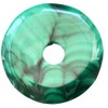 Steinfixx® - Premium Necklace with Genuine Malachite Gemstone Donut and