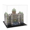 Self-Assembly Acrylic Display Case,Deluxe Dustproof Showcase,Cube Countertop Box for Pop